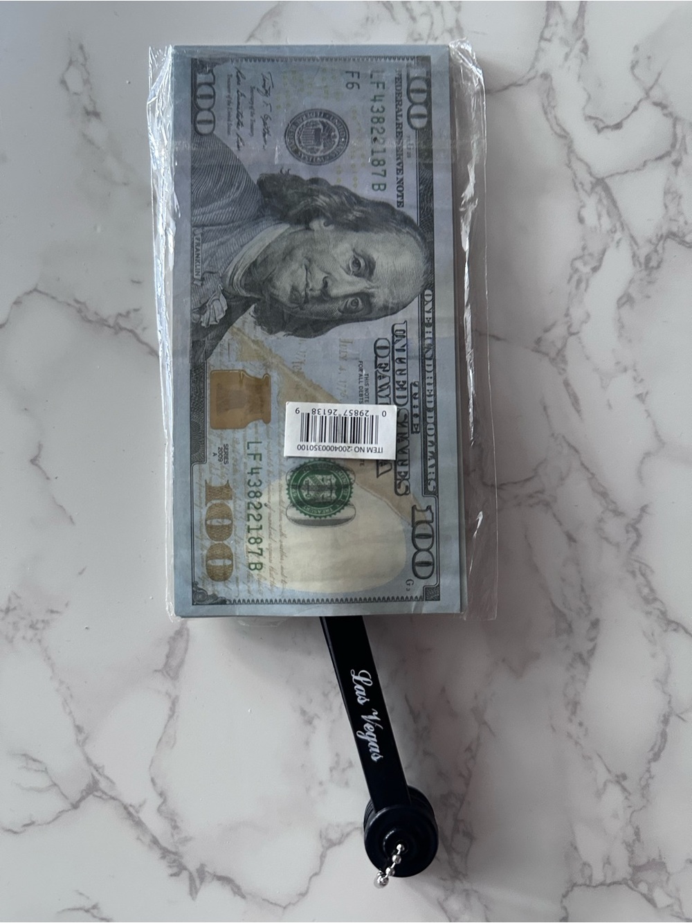 NEW* Money Fan • Novel $100 Bill Handheld Fan w/ black handle